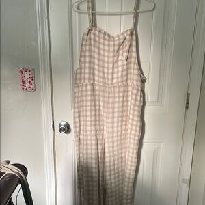 Lou & Grey Cream Jumpsuit with Relaxed Fit